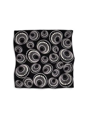 Foulard de seconde main, motif visible à plat