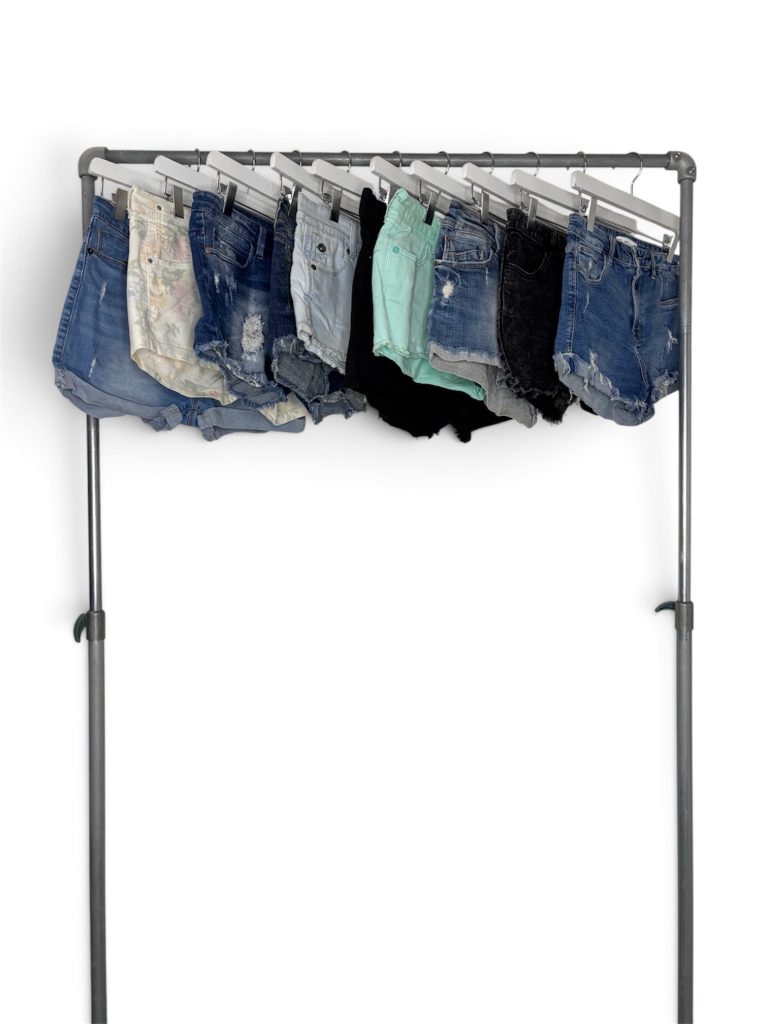 Short en jean taille basse - lot de 10kg