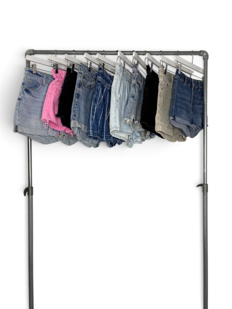 Short en jean taille haute - lot de 10kg